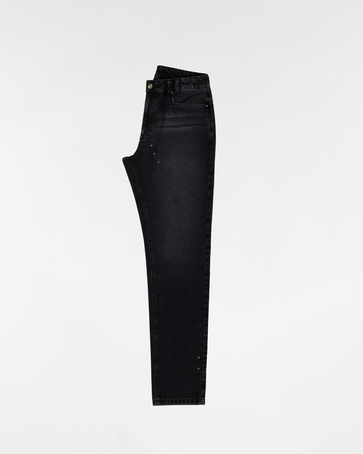 Jeans Button Washed Effect