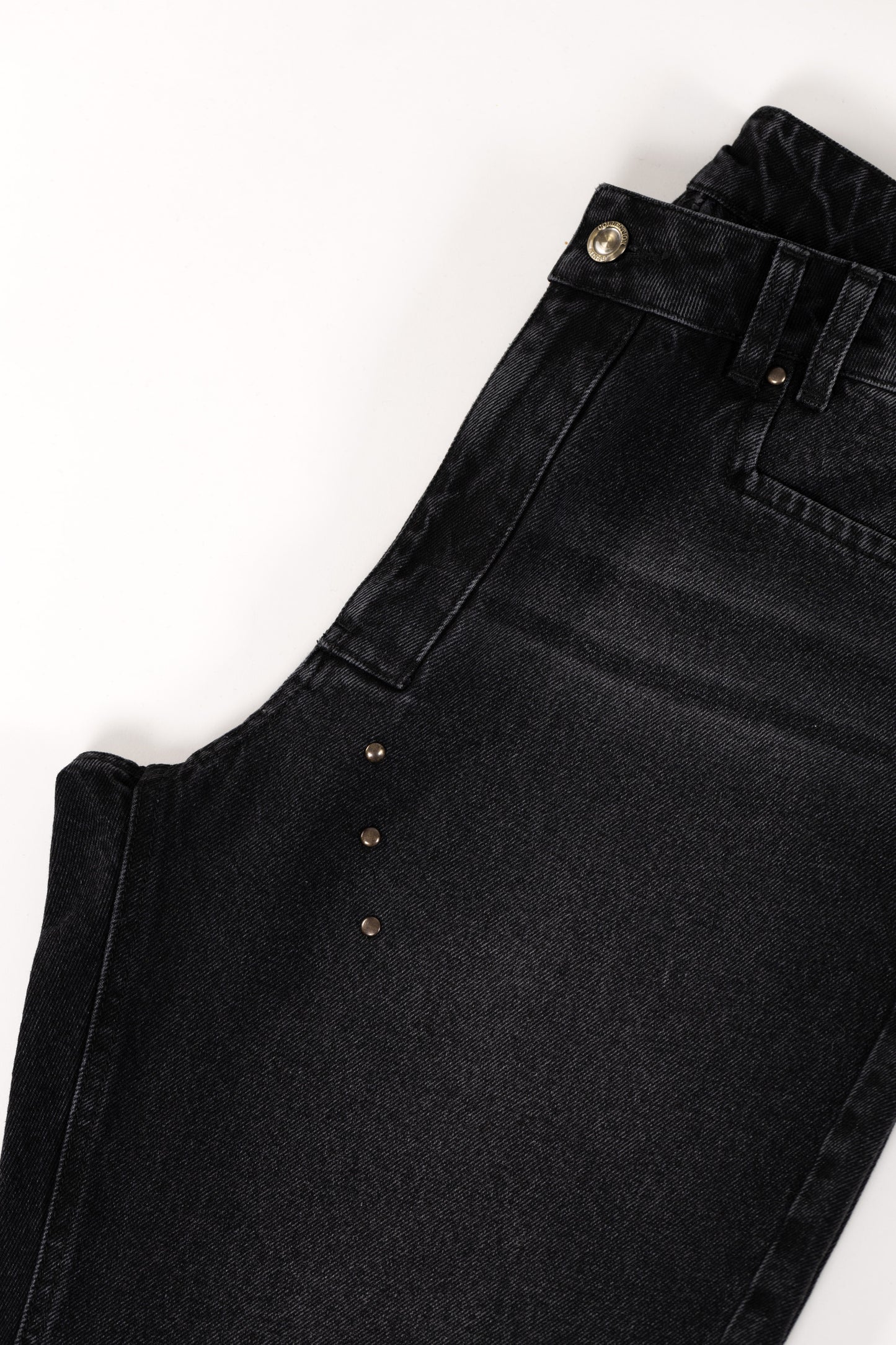 Jeans Button Washed Effect