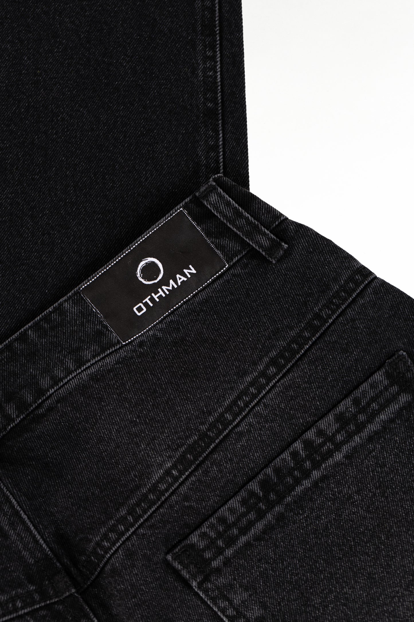 Jeans Button Washed Effect